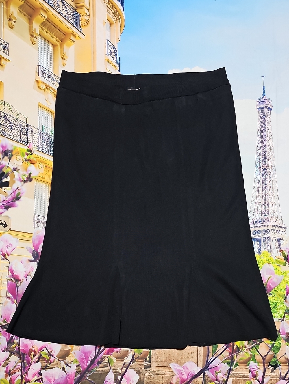 Exclusively Misook Black‎ Acrylic Skirt Size XS